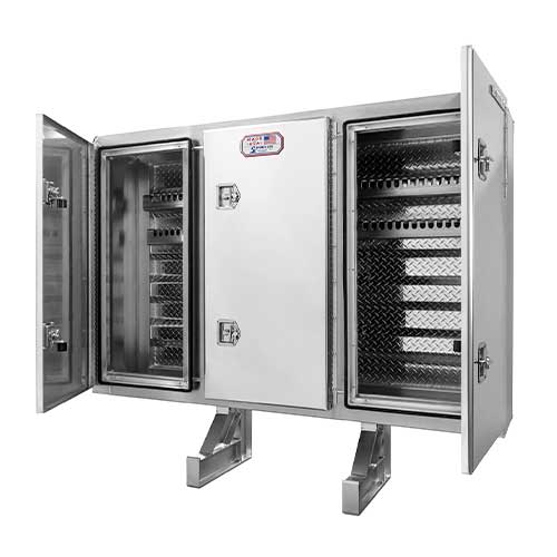 Enclosed Headache Racks / Vaults