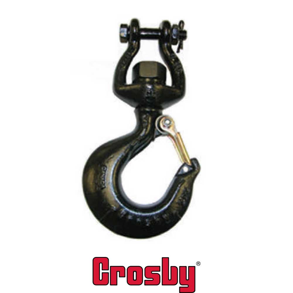 4.5 Ton Crosby Utility Swivel Hook S-3319 for Crane - Boise Rigging Supply