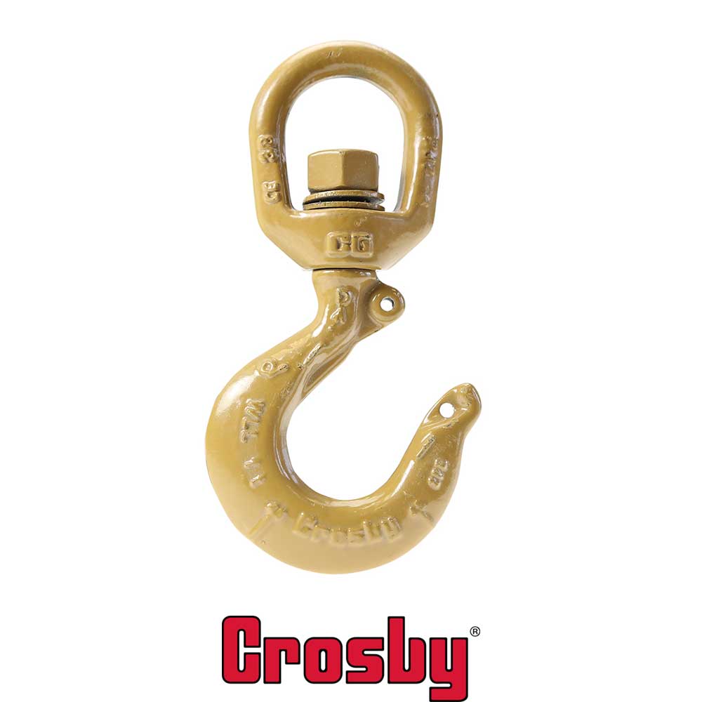 Crosby® S-322AN Alloy Swivel Eye Hooks