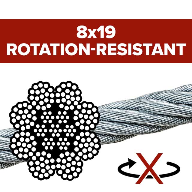 Rotation Resistant Wire Rope | Spin-Resistant Wire Rope | USCC