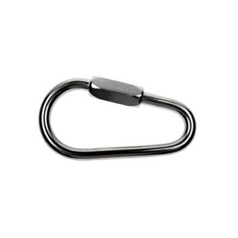 Stainless Steel Oval Carabiner Spring Snap Hook 2 1/8 x 4 Pack Not Zinc  Plated