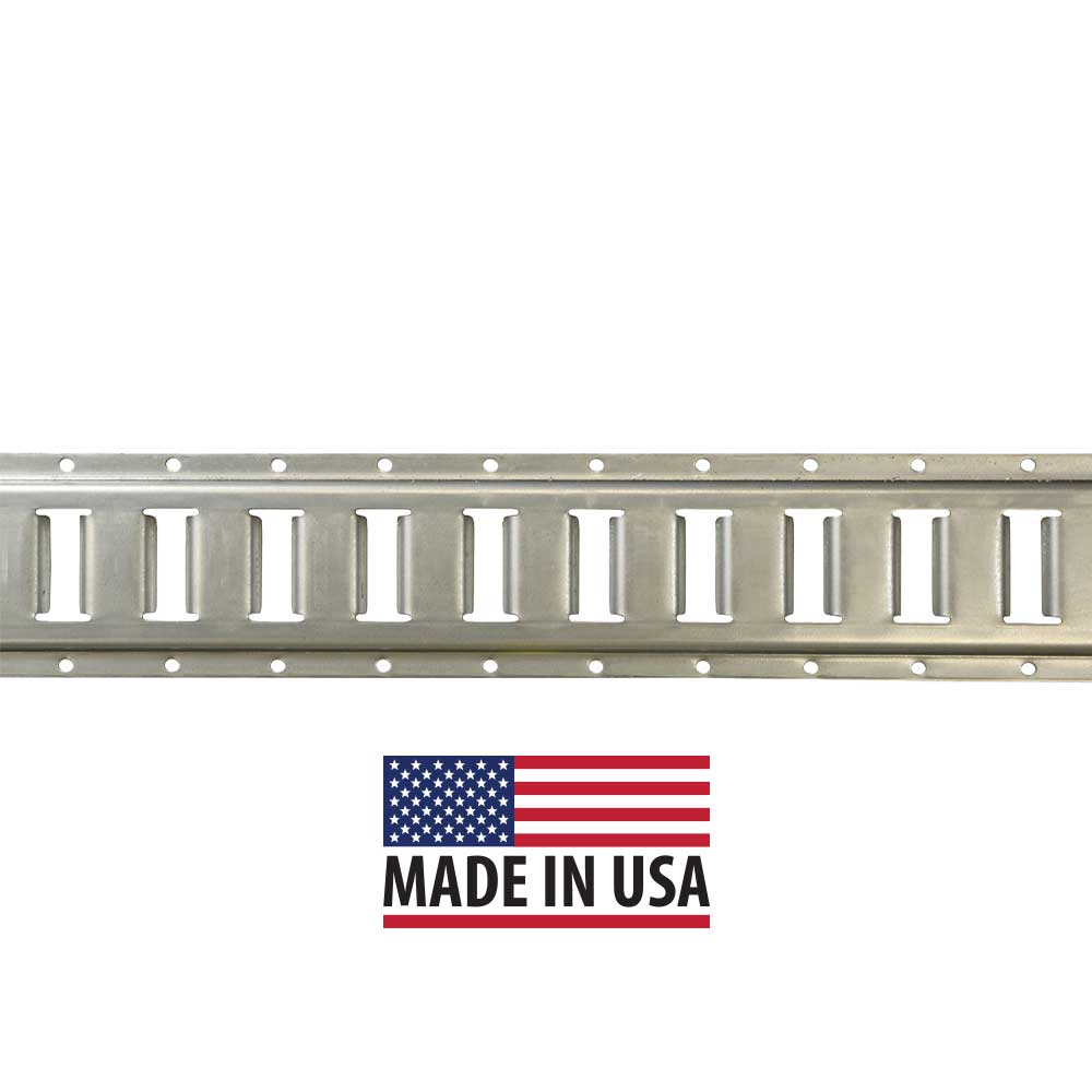 US Cargo Control HET8GV 8' Horizontal Galvanized E Track