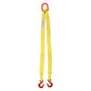 1 inchx7 foot (1 ply) Double Leg Nylon Sling w Master Link & Sling Hook image 2 of 2