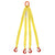 1 inchx8 foot (2 ply) Quad Leg Nylon Sling w Master Link & Sling Hook image 2 of 2