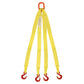 1 inchx6 foot (1 ply) Quad Leg Nylon Sling w Master Link & Sling Hook image 2 of 2