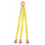 1 inchx14 foot (1 ply) Triple Leg Nylon Sling w Master Link & Sling Hook image 2 of 2