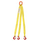 1 inchx14 foot (1 ply) Triple Leg Nylon Sling w Master Link & Sling Hook image 2 of 2