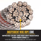 1" IWRC wire rope is more crush and heat resistant