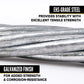 7/16" EHS grade guy wire provides extra strength and stability