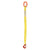 2 inchx4 foot (1 ply) Single Leg Nylon Sling w Master Link & Sling Hook image 2 of 2