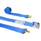  blue 20' cambuckle strap with f track hooks