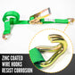 24' ratchet strap -  zinc coated wire hooks resist corrosion