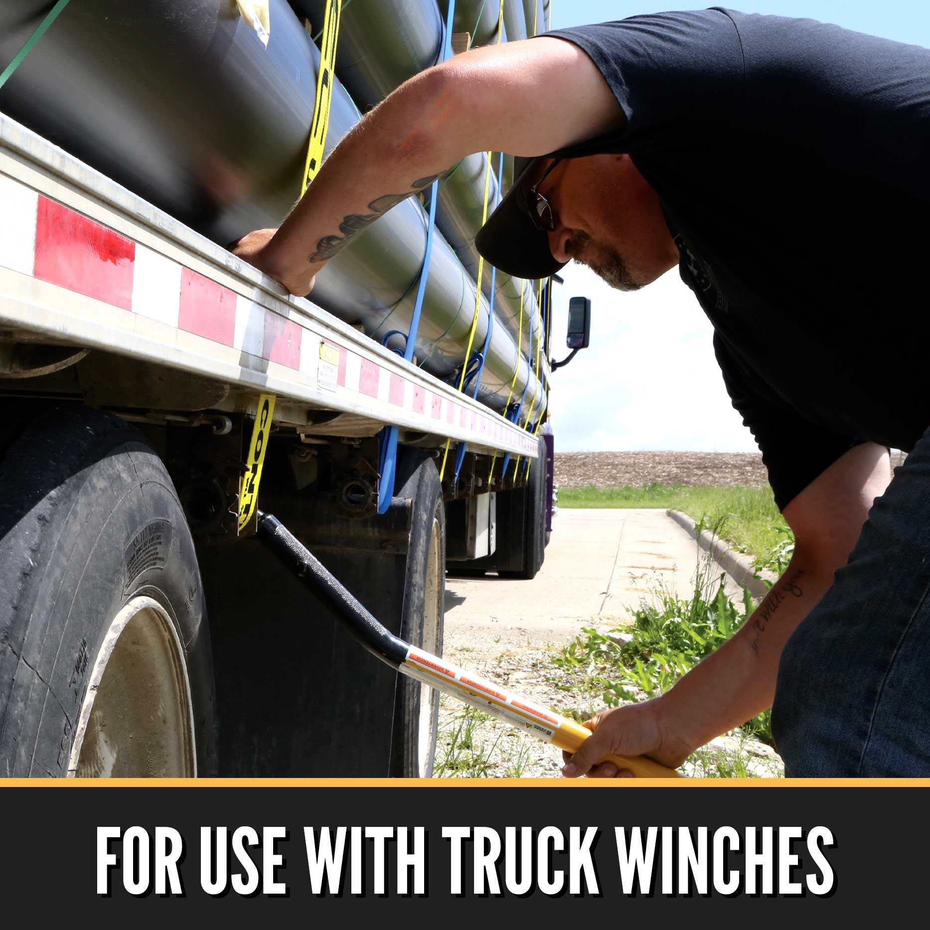 50' winch strap -  winch straps are for use with truck winches