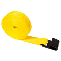 30' winch strap -  2" yellow flat Hook winch strap