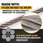 5' 1/4" 6x19 EIPS IWRC 2 leg wire rope sling