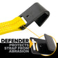 2" x 100' Gear-Driving Reverse-Action Ratchet Strap with Flat Hooks | Yellow