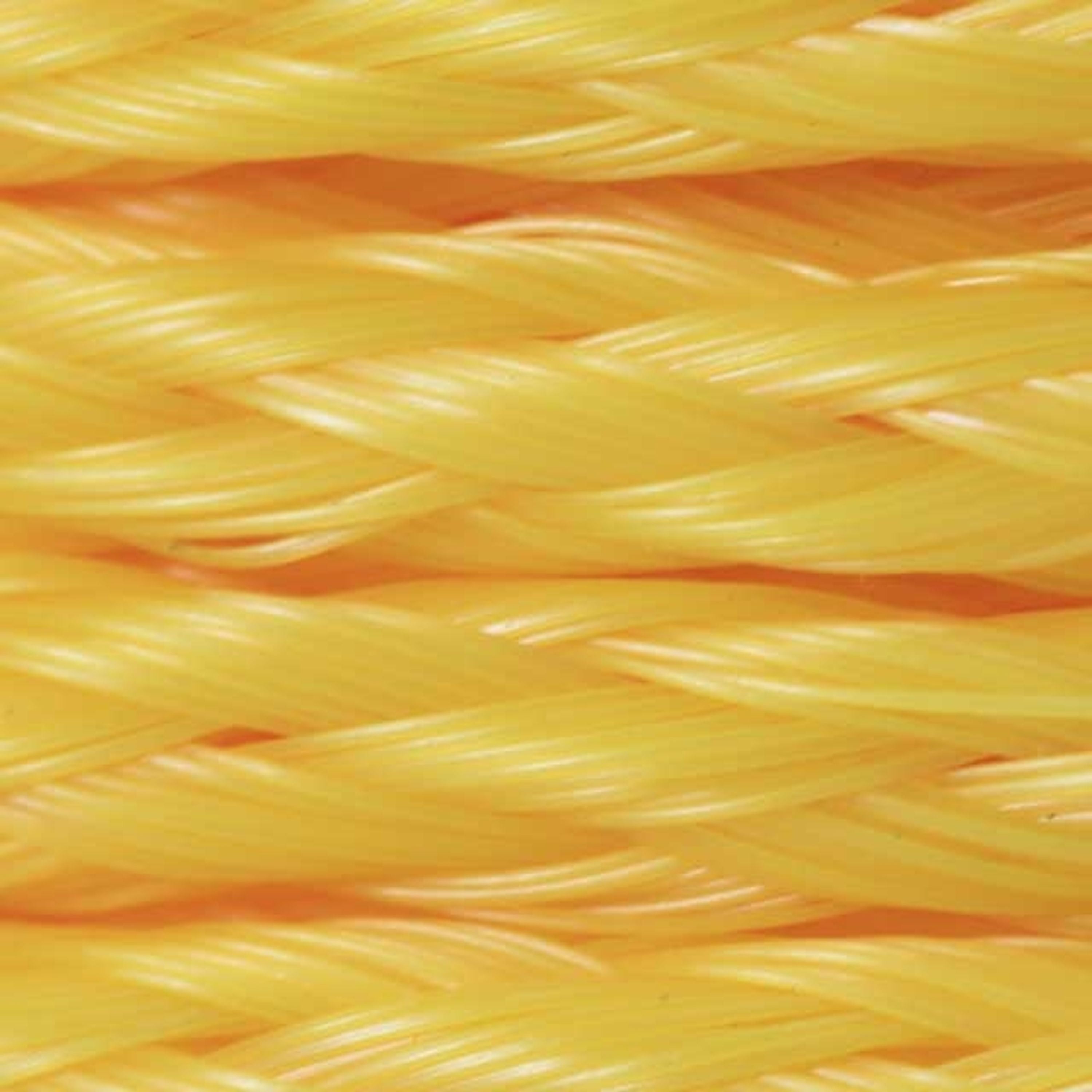 Polypro Hollow Braid Rope - Yellow - 1/2