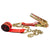 3-x-40-red-ratchet-strap-w-chain-extensions Image 1