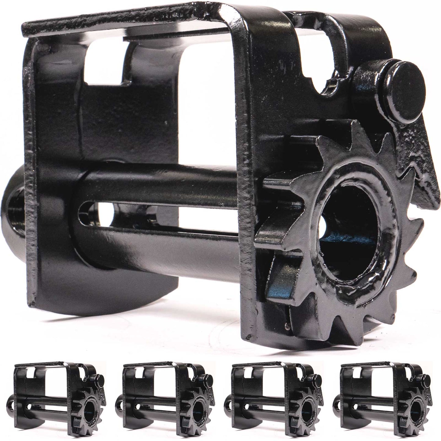 4" Low Profile Double L Track Sliding Winch | 5-Pack