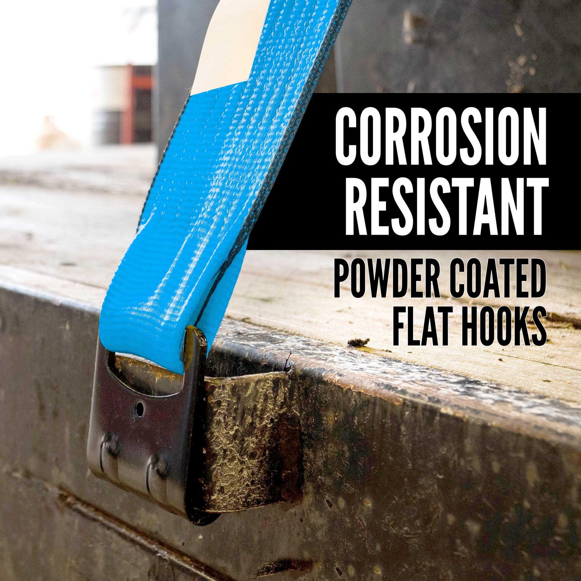 30' corrosion resistent flat hook