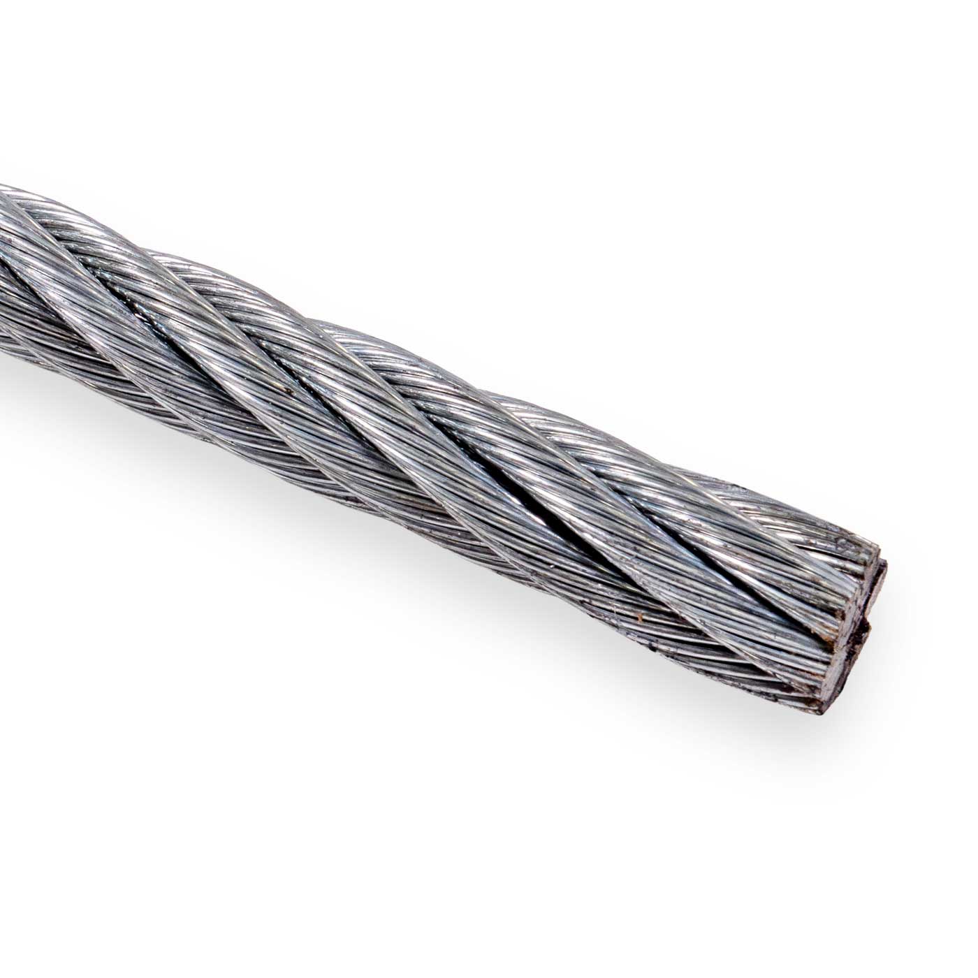 1-1/2" 6x19 galvanized wire rope EIPS IWRC