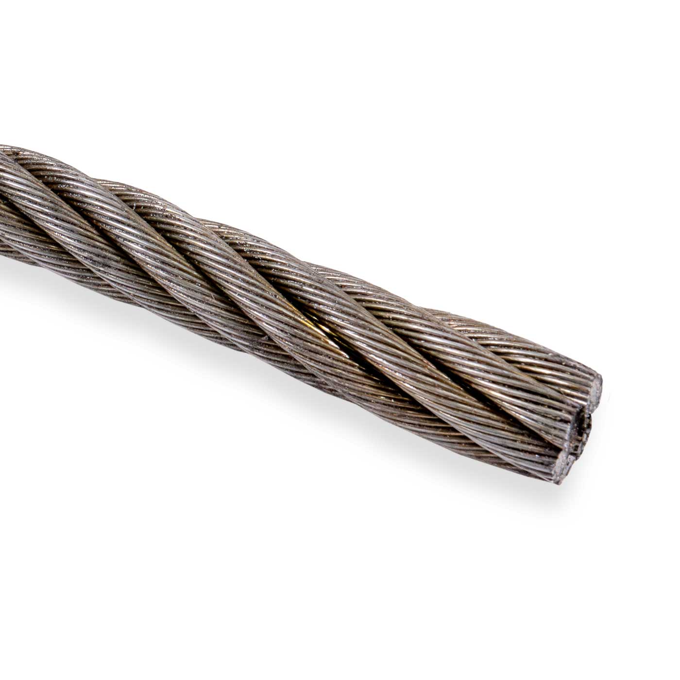 1-3/8" 6x37 bright wire rope EIPS IWRC