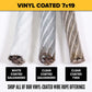 5/16" shop vinyl coated wire rope cable