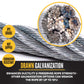 3/8" drawn galvanized wire rope is corrosion resistant