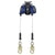 FallTech FT-X LE 8' Cable Self-Retracting Lifeline | Twin-Leg | Swivel Snap Hooks | 82808TP2