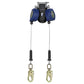 FallTech FT-X LE 8' Cable Self-Retracting Lifeline | Twin-Leg | Swivel Snap Hooks | 82808TP2