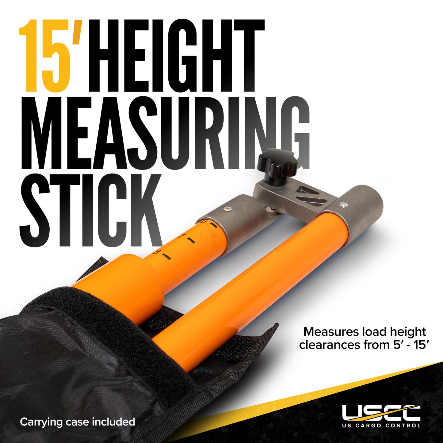 15' Truck Height Stick with Storage Bag