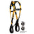 FallTech Journeyman Flex Full-Body Climbing Harness w/ Trauma Straps | Non-Belted | XL | 7021BFDXL