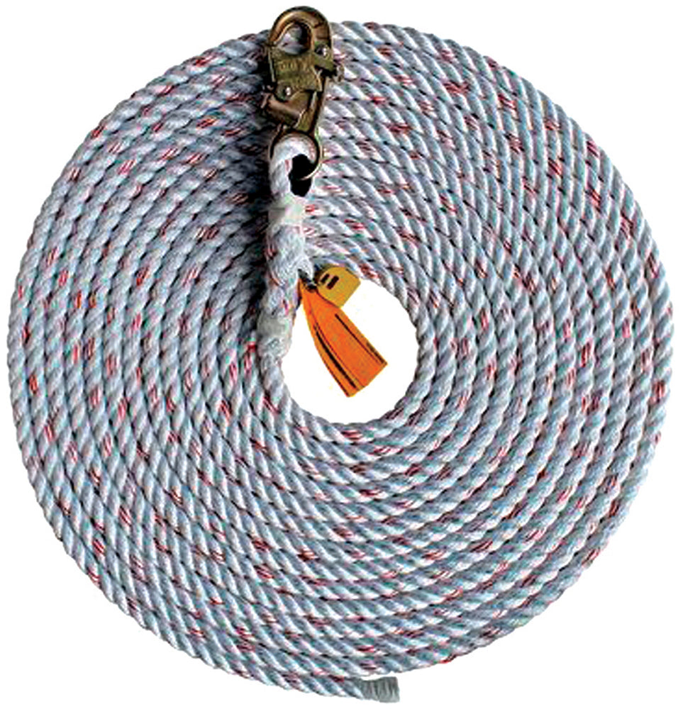 3M DBI-SALA 50' 5/8 Rope Lifeline with Snap Hook| 1202794