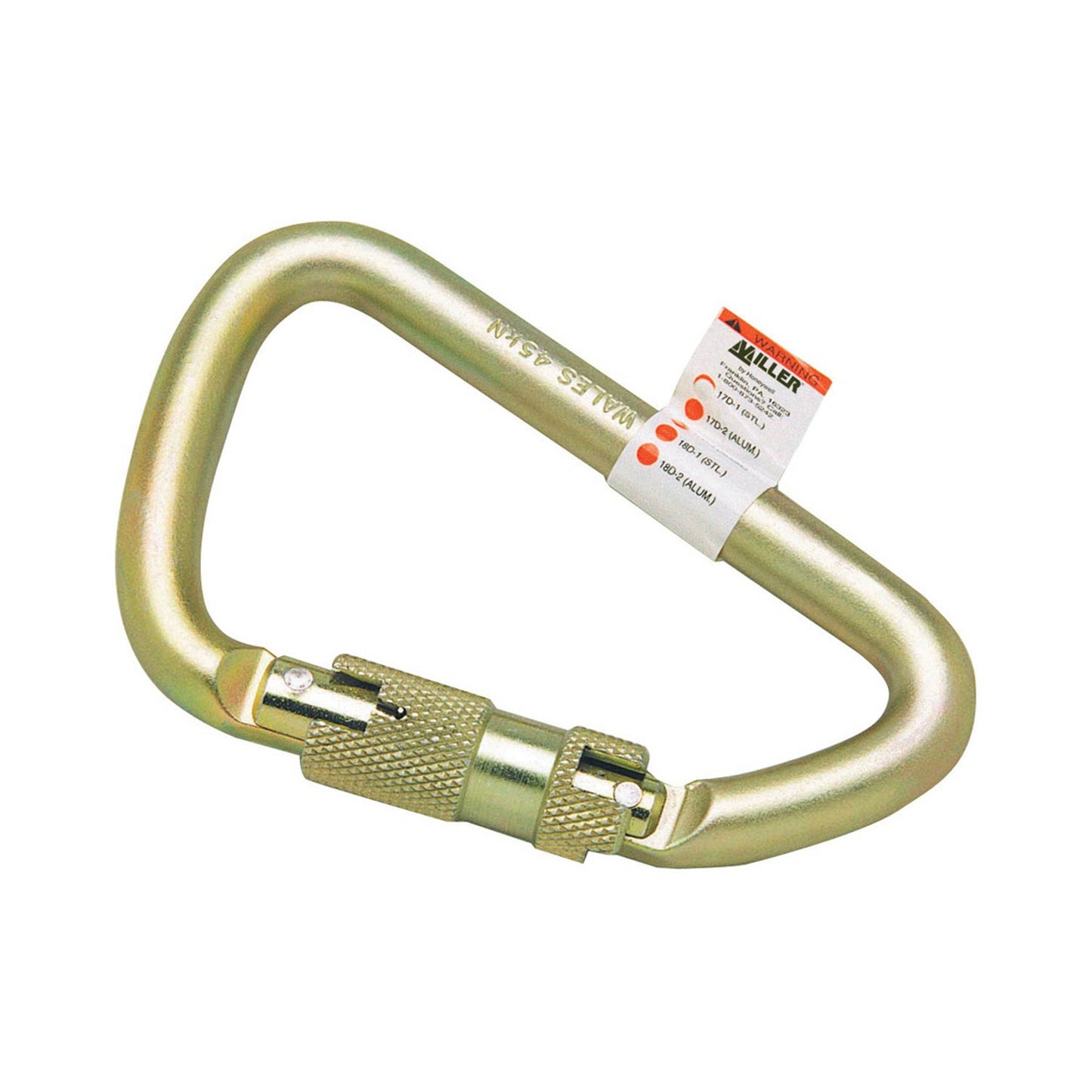 Honeywell Miller Twist-Lock Carabiner | 2" Open Gate Capacity | 18D-1