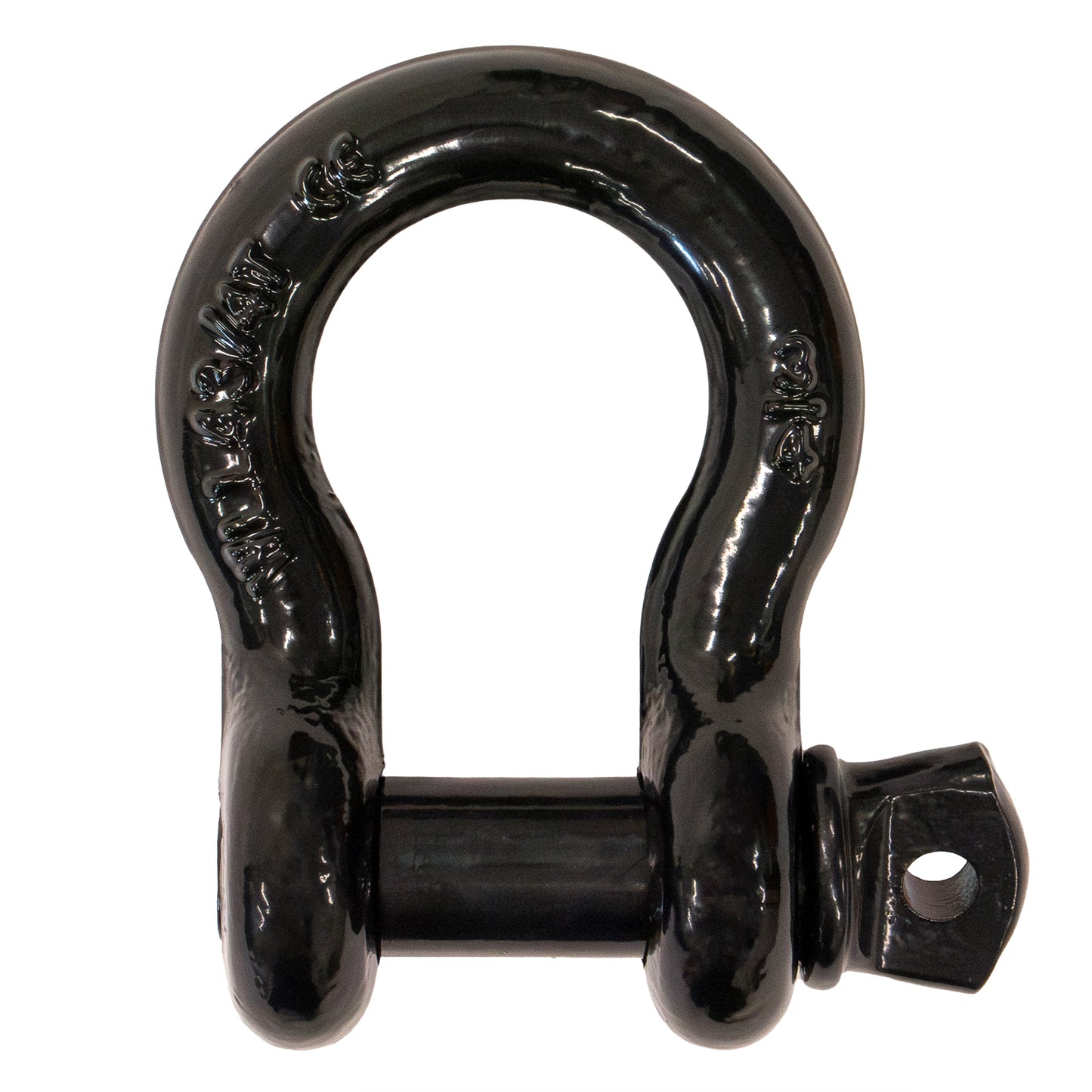 3/4" Black Screw Pin Anchor Shackle - 4.75 Ton