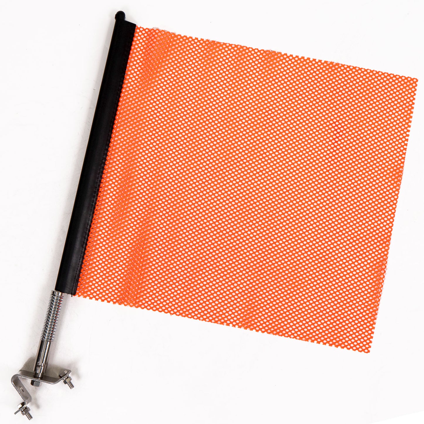 Red Jersey Safety Flag with Mounting Kit | 18" x 18" Flag - DOT-Compliant