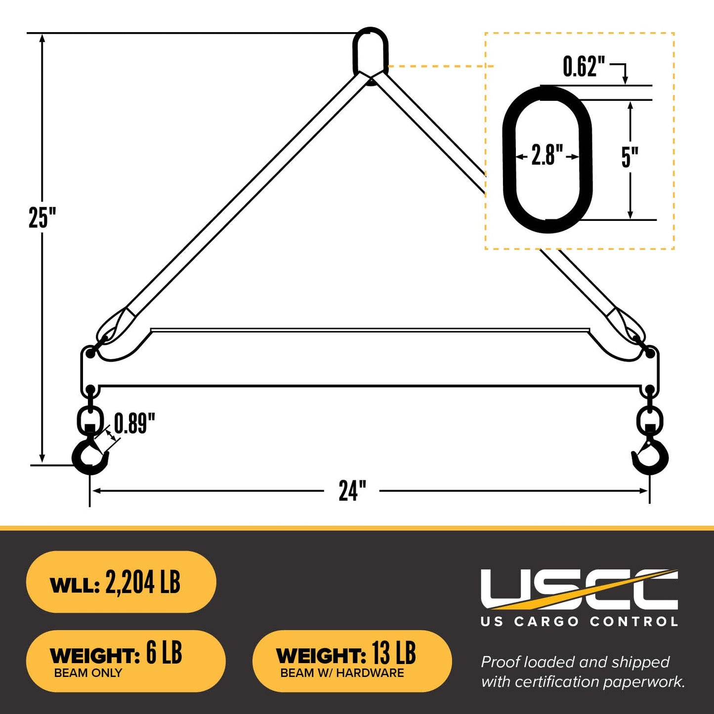 dura-lite 430-12 spreader beam specs