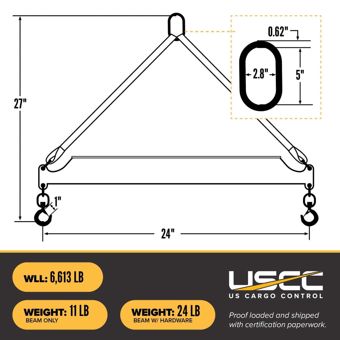 dura-lite 430-32 spreader beam specs