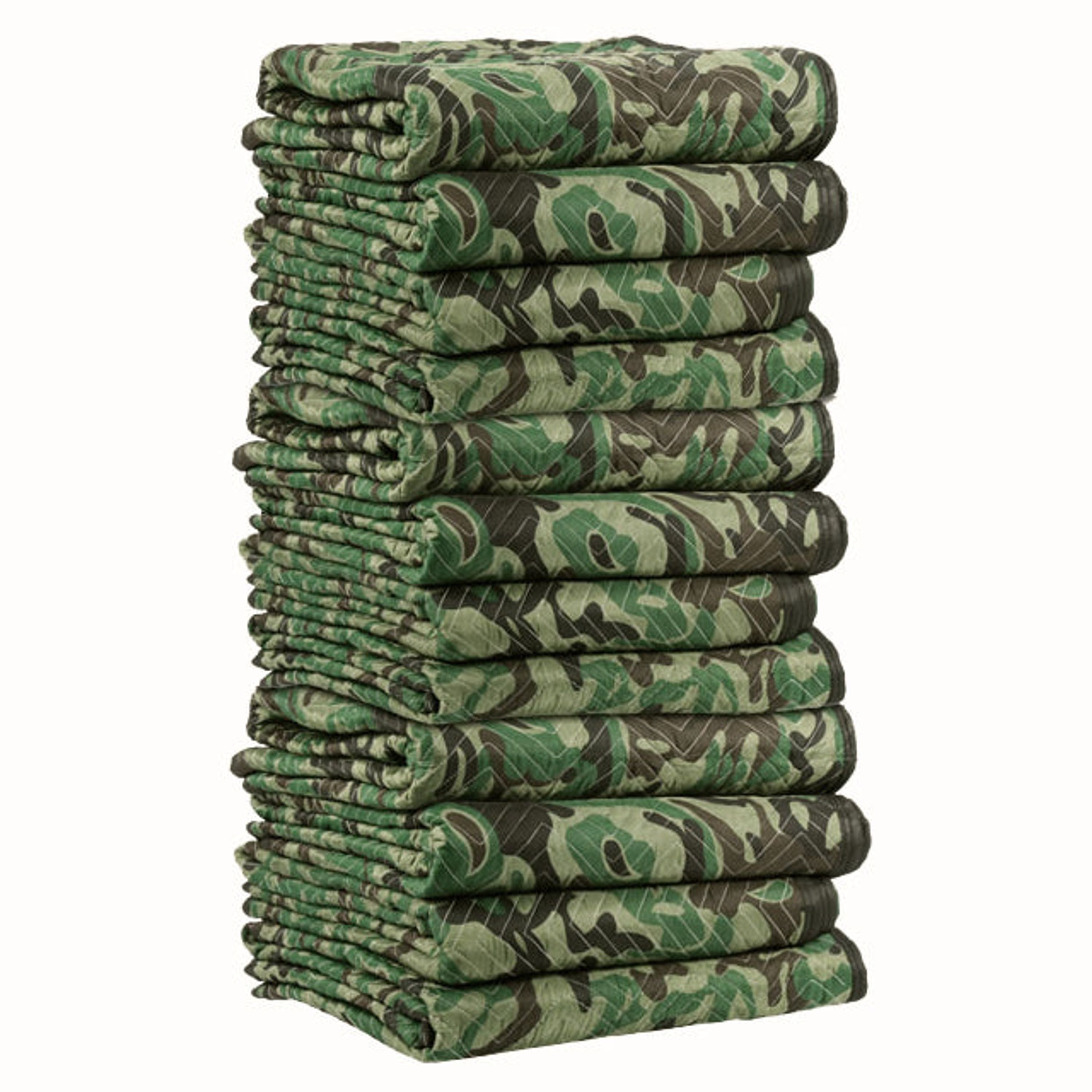 Moving Blankets Camo Blanket 12 Pack 65 lbs. dozen