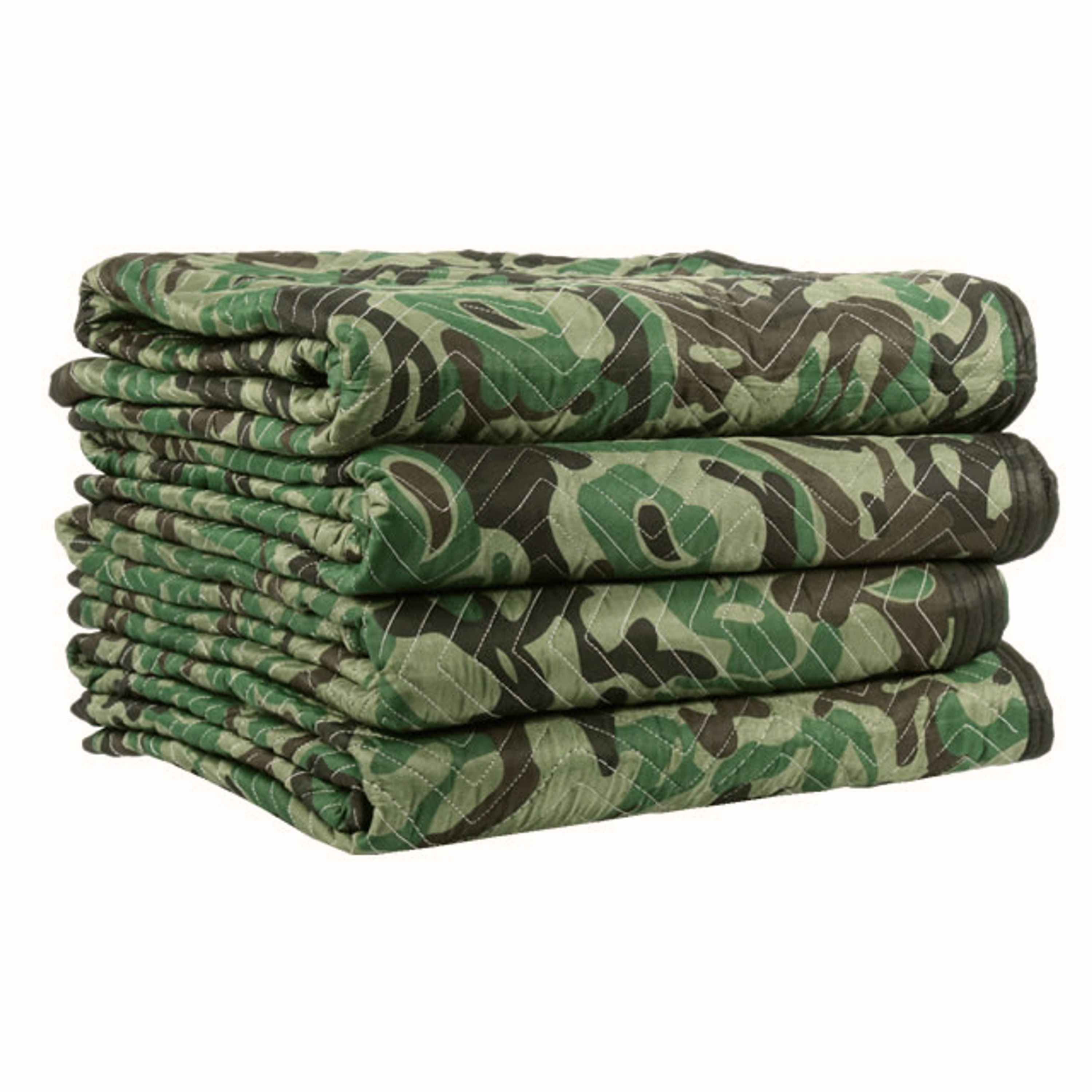 Camo Blankets 72X80 65Lbs Dozen 4 Pack