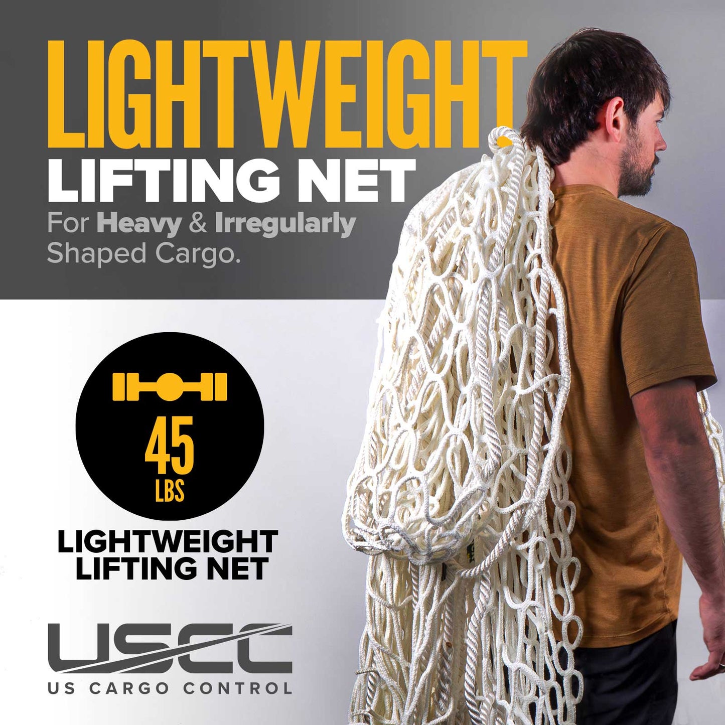 Lifting Net - 4,000 lb. - 19.68' x 19.68'