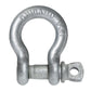 Screw Pin Anchor Shackle - Chicago Hardware - 3/8" Galvanized Steel - 1 Ton primary image