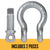 Screw Pin Anchor Shackle - Chicago Hardware - 1-3/8