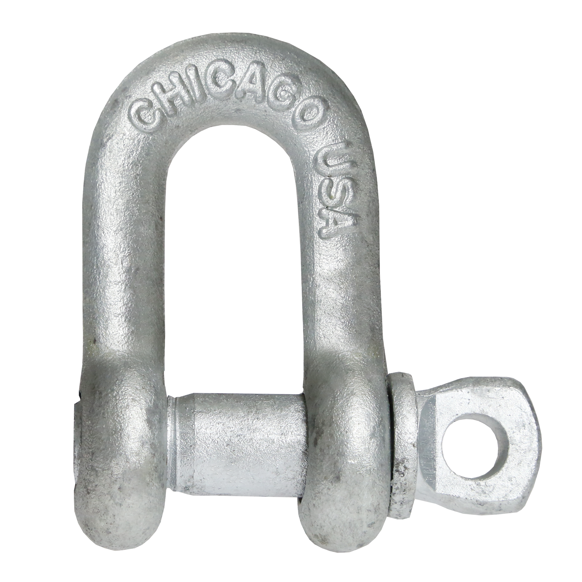 Screw Pin Chain Shackle - Chicago Hardware - 5/16" Galvanized Steel - .75 Ton primary image