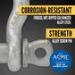 1-1/8" Crosby® Alloy Screw Pin Anchor Shackle | G-209A - 15 Ton shackle construction