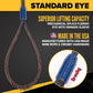 4' 5/8" swaged crosby sleeve eye wire rope sling