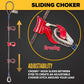 18' 7/8" crosby hook slides between eyes to create sliding choker sling