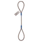 7' 1-1/2" standard eye and eye domestic wire rope sling