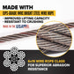 3' 3/8" 6x19 EIPS IWRC domestic single leg wire rope sling