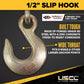 3/8" Grab Hook & 1/2" Slip Hook Durabilt Pro-Bind Ratchet Binder